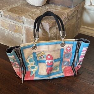 Brighton travel bag in NWTS with Black Rope Handles